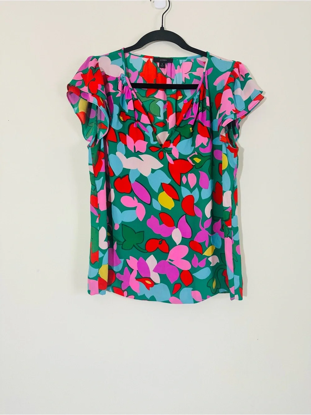J.Crew Hannah Mildred floral coche top Size Small